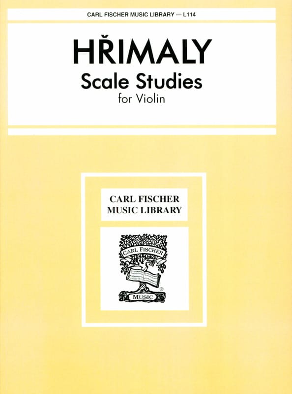 Etudes de Gammes Johann Hrimaly Partition Violon