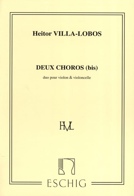 2 Choros bis VILLA-LOBOS Partition Duos