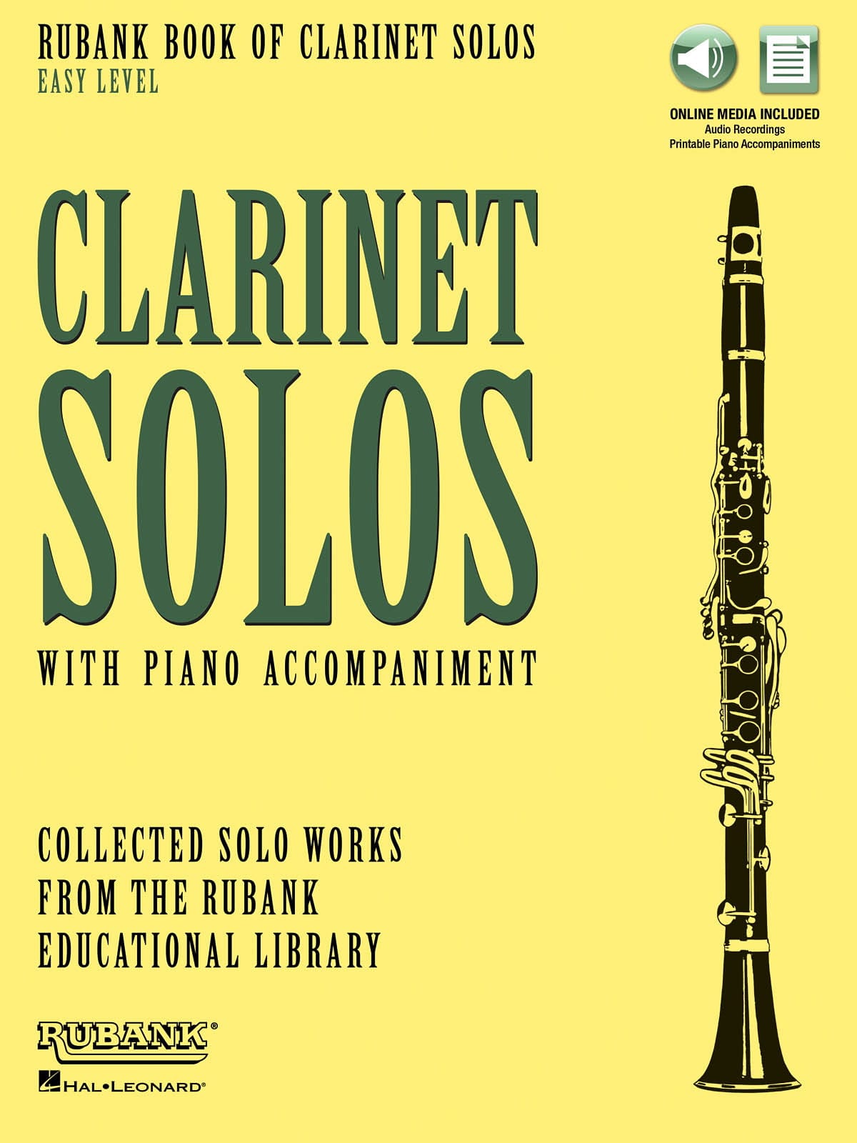 Rubank Book of Clarinet Solos - Easy Level Partition Clarinette