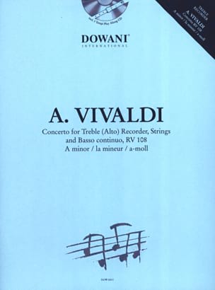 Concerto pour flûte à bec alto RV 108 en la min. - VIVALDI - Partition