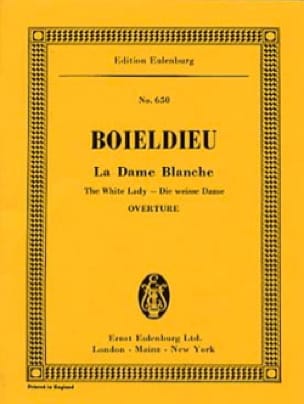 Die weisse Dame Francois-Adrien Boieldieu Partition Petit format
