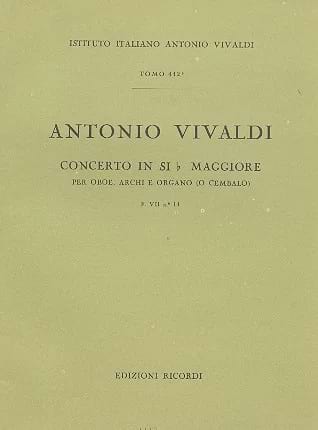 Concerto en Sib Maj. - F. 7 N° 14 - Score - VIVALDI - Partition