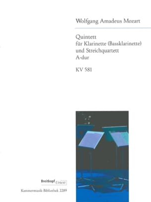 Quintett A-Dur KV 581 MOZART Partition Quintettes