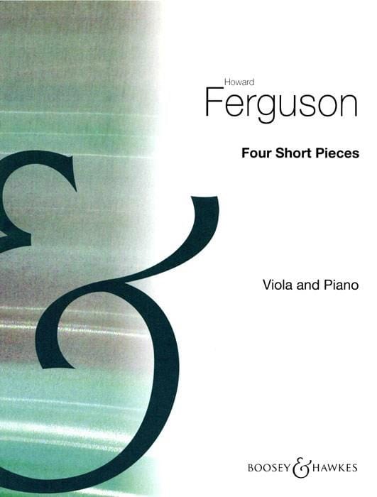 4 Short Pieces - Alto et Piano Howard Ferguson Partition Alto