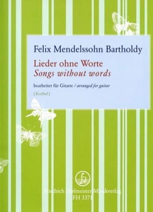 Lieder Ohne Worte MENDELSSOHN Partition Guitare