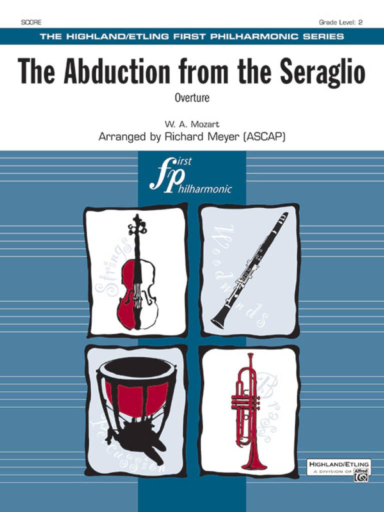 Abduction From The Seraglio,The (f/o) arr Meyer Mozart Partition