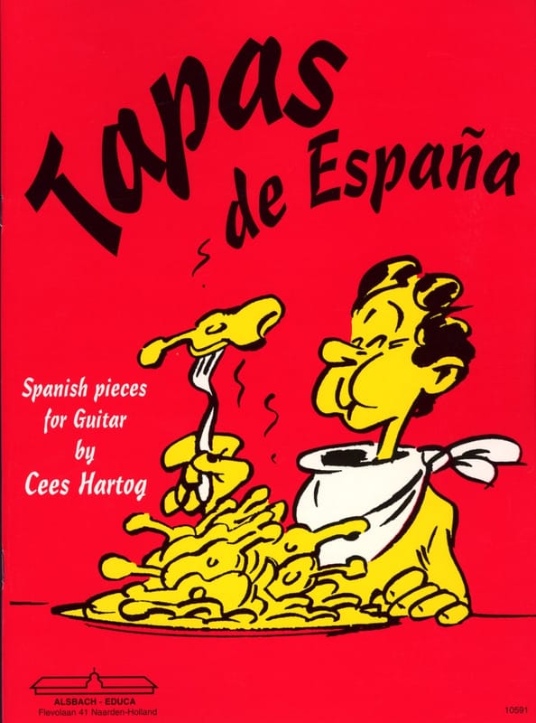 Tapas de Espana Cees Hartog Partition Guitare
