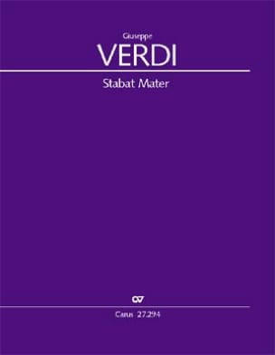 Stabat Mater VERDI Partition Grand format