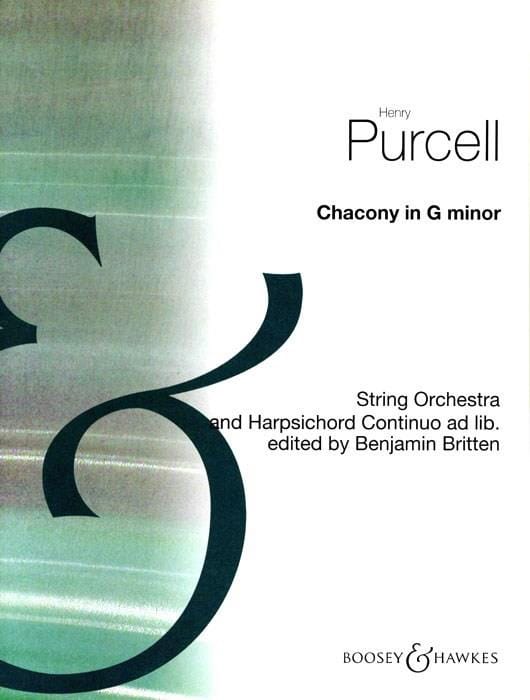 Chaconne en sol mineur - PURCELL - Partition