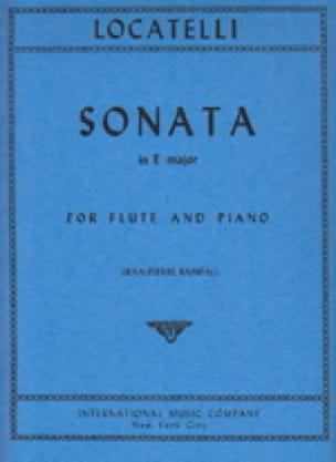 Sonata in E major - Flute piano - LOCATELLI - Partition