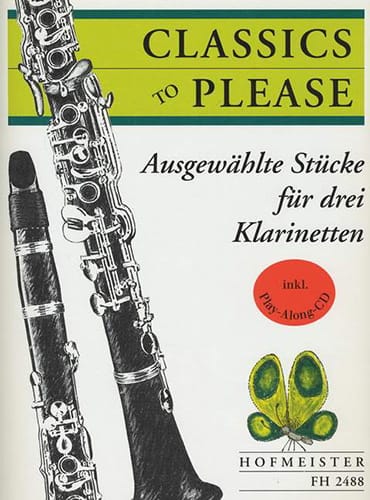 Classics To Please - 3 Clarinettes Partition Clarinette