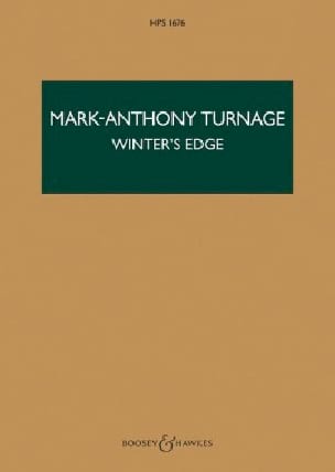 Winter's Edge Mark-Anthony Turnage Partition Grand format