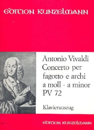Concerto F. 8 n° 7 a-moll - PV 72 VIVALDI Partition Basson