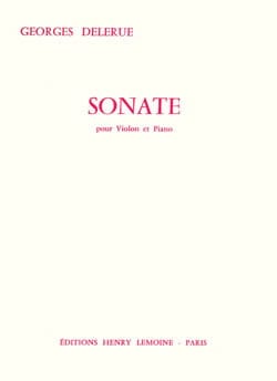 Sonate - Violon Georges Delerue Partition Violon