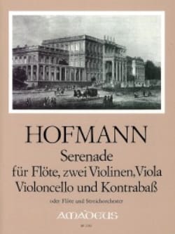 Heinrich Hofmann - Serenade - Flöte 2 Violinen Viola Cello Kontr. - Stimmen - Partition - di-arezzo.fr