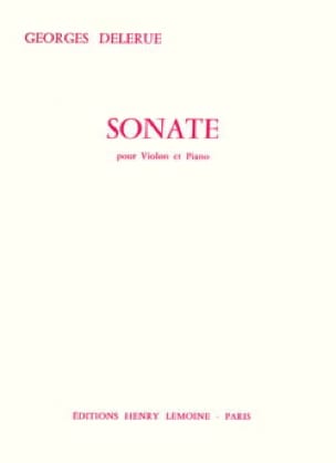 Sonate - Violon - Georges Delerue - Partition - Violon