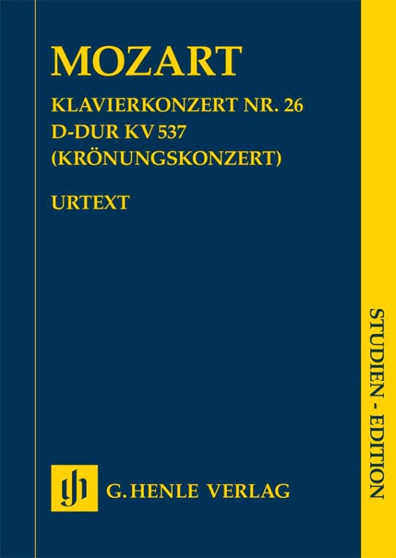 Concerto pour Piano N° 26 - Score MOZART Partition Grand format