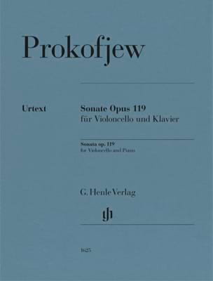 Sonate opus 119 - Violoncelle PROKOFIEV Partition Violoncelle