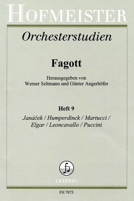 Orchesterstudien - Fagott - Heft 9