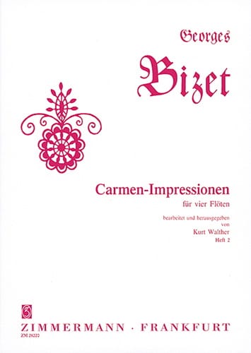 Carmen-Impressionen Vol. 2 BIZET Partition Flûte traversière