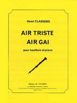 Air triste - Air gai CLASSENS Partition Hautbois