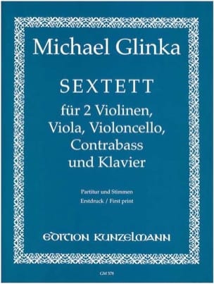 Sextuor GLINKA Partition Sextuors