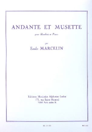 Andante Et Musette Emile Marcelin Partition Hautbois