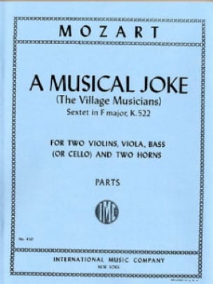 A Musical Joke The Village Musicians, Kv 522 - 2 Cors-Quatuor A Cordes