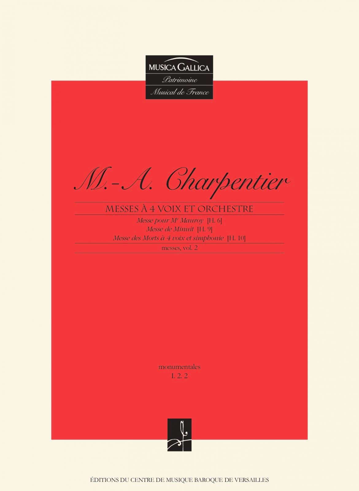 Messes Vol.2 - Edition Critique CHARPENTIER Partition
