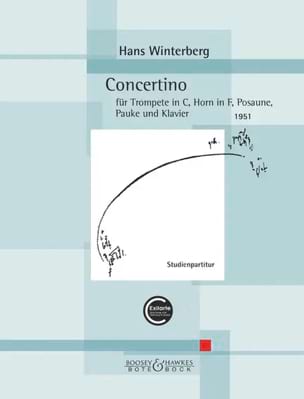 Concertino - Conducteur Hans Winterberg Partition Grand format