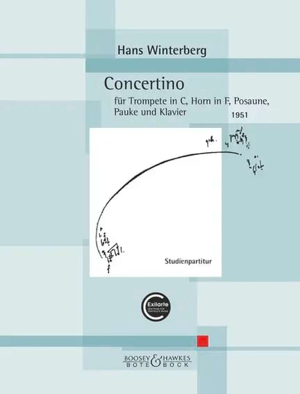 Concertino - Conducteur Hans Winterberg Partition Grand format