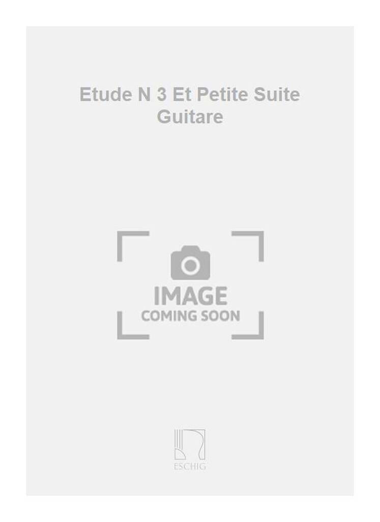 Petite suite - Etude n° 3 Germain Digmeloff Partition Guitare