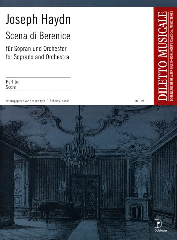 Scena di Berenice HAYDN Partition Grand format