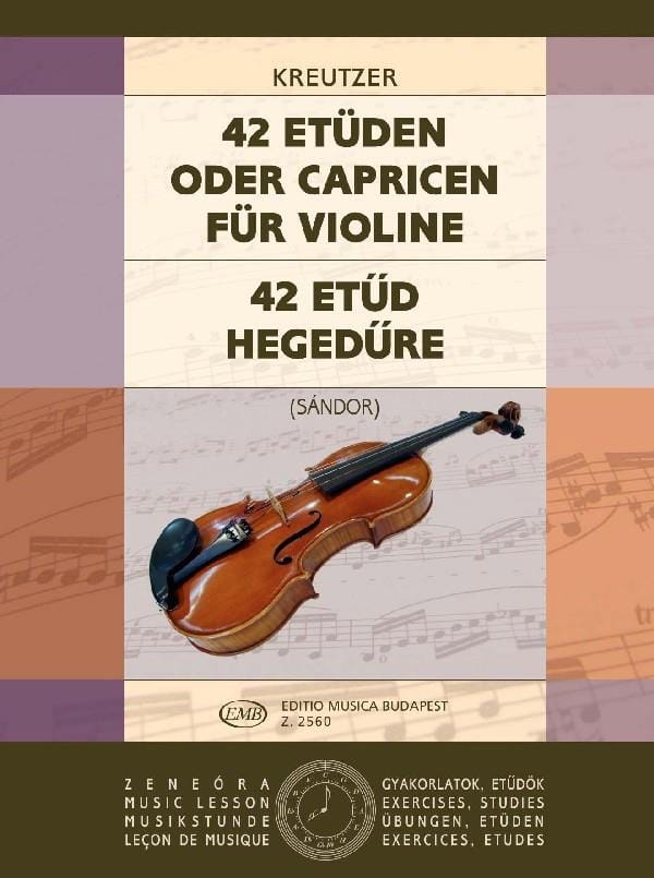 42 Etudes Ou Caprices Rodolphe Kreutzer Partition