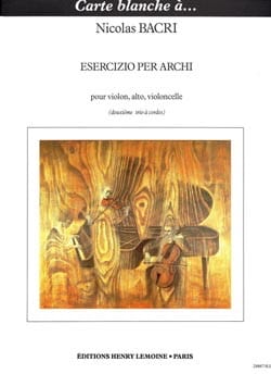 Esercizio per archi Trio à cordes n° 2 - Parties + Conducteur
