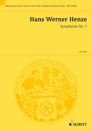 Sinfonie Nr. 7 1983/84 Hans Werner Henze Partition Grand format
