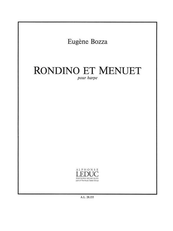 Rondino Et Menuet Eugène Bozza Partition