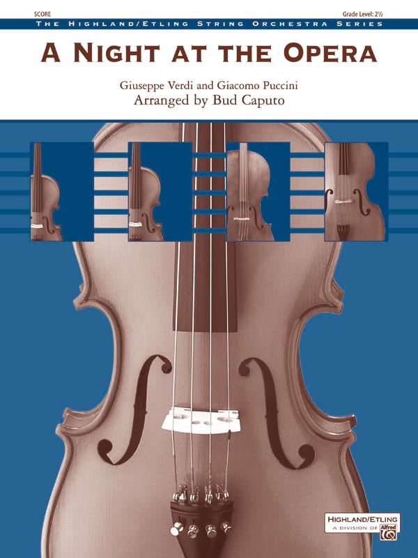 A Night At The Opera VERDI Partition ENSEMBLES, BANDS