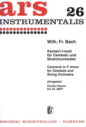 Konzert f-moll für Cembalo und Streichorchester