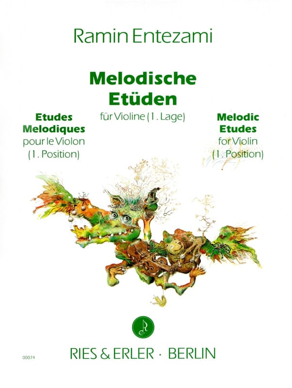 Melodische Etüden Volume 1 Ramin Entezami Partition Violon