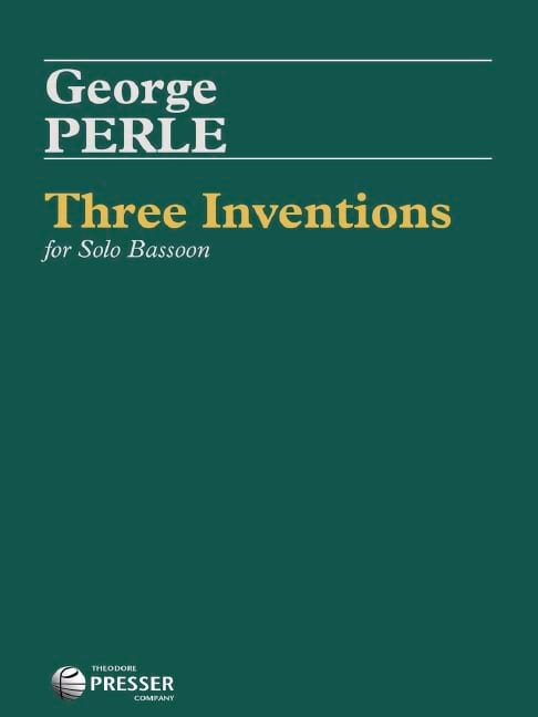 Three Inventions George Perle Partition Basson