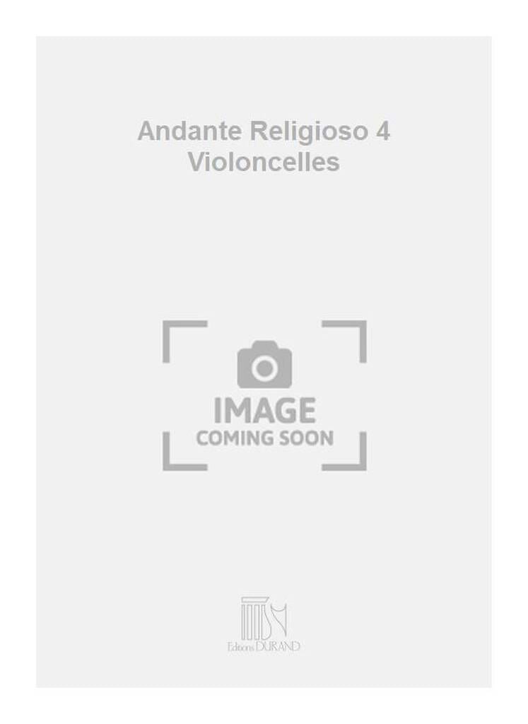 Andante religioso Florent Schmitt Partition Violoncelle