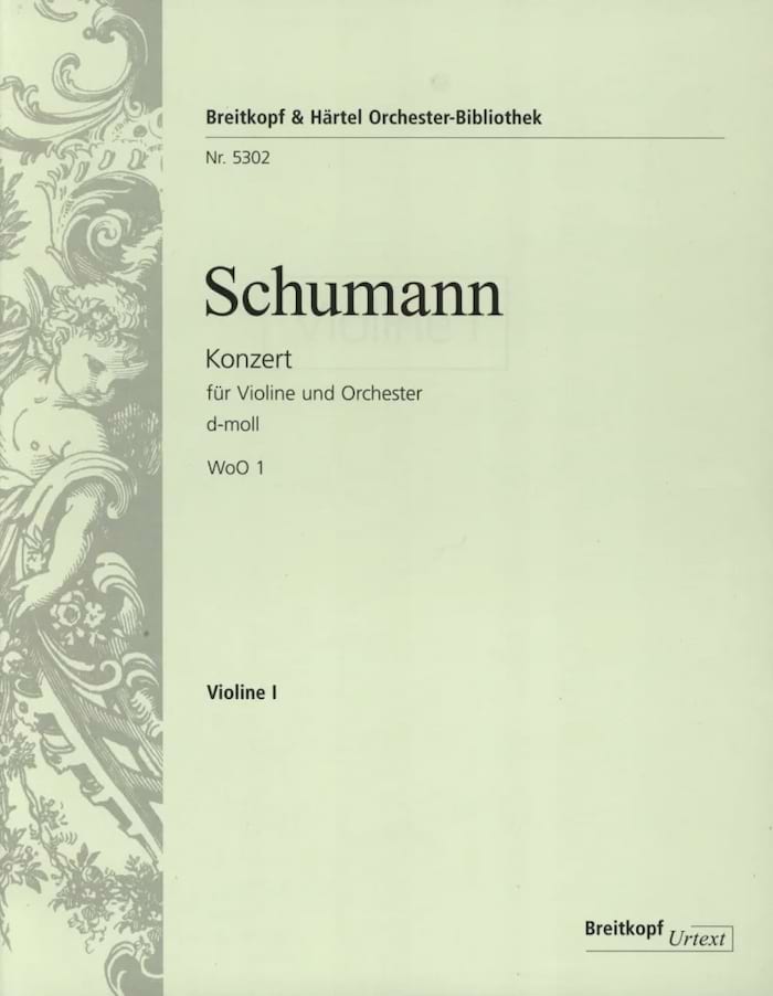Violin concerto in D minor WoO 1 - Robert Schumann - Partition