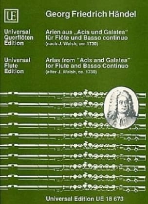 Arien Aus : Acis Und Galatea HAENDEL Partition Flûte traversière
