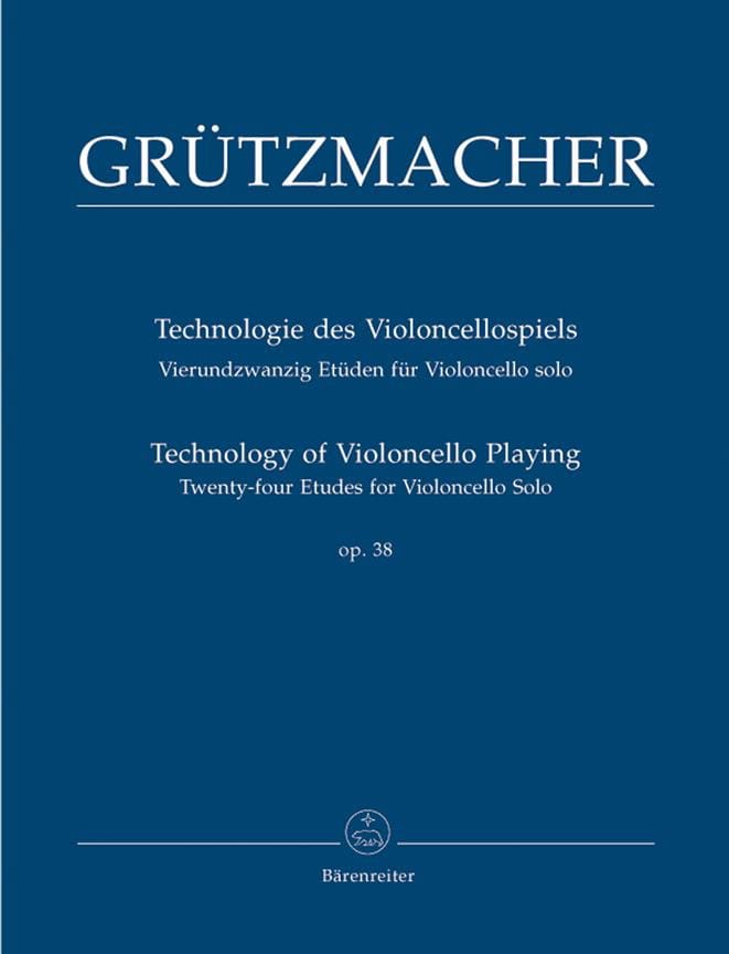 24 Etudes Opus 38 Friedrich Grützmacher Partition Violoncelle