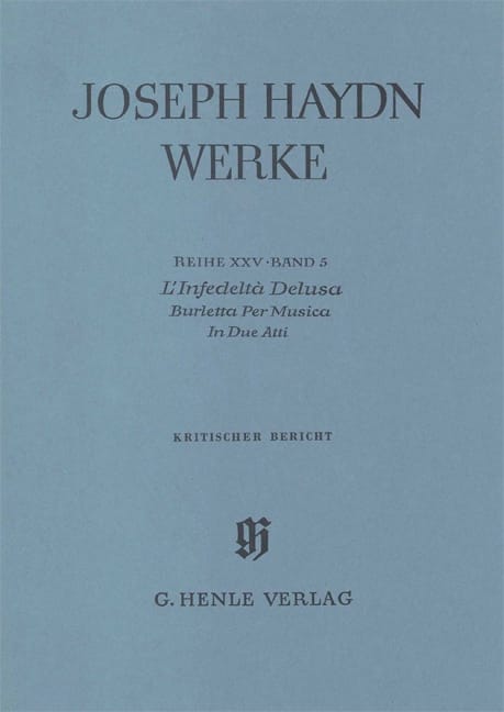 L'Infedeltà Delusa - Kritischer Bericht - HAYDN - Partition