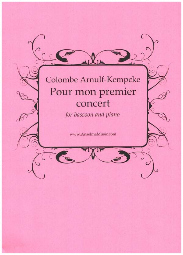 Pour mon premier concert Colombe Arnulf-Kempcke Partition Basson