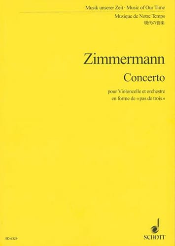 Concerto pour violoncelle - Partitur - Bernd Alois Zimmermann