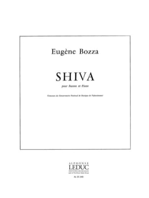 Shiva Eugène Bozza Partition Basson