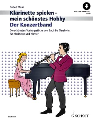 Der Konzertband - Clarinette et piano Rudolf Mauz Partition Clarinette